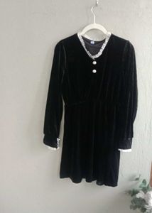 black velvet dress