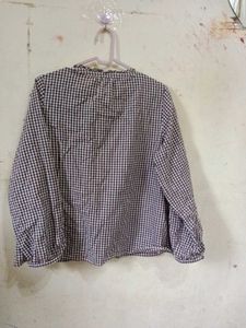 Gingham Blouse - Long Sleeve