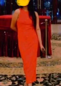 Zara Red Straight Dress
