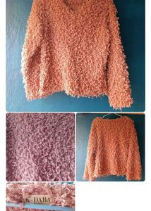 Sale 👈🏻Pink Fuzzy Knit Sweater