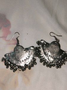 Oxidised Boho Style Earring Trio Combo