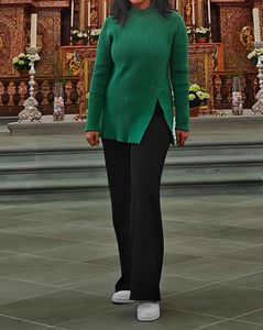 Green Knit Sweater