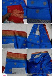 Set Of 4 Sarees Fancy With Blouses
