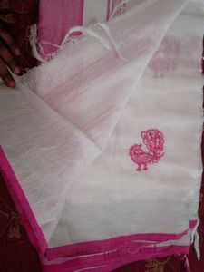 Linen Cotton Saree