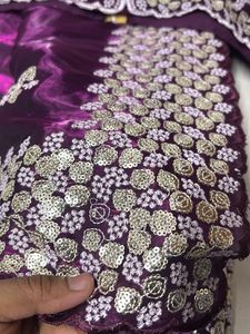 Elegant Purple saree  Set