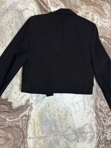 Zara Wool Blend Cropped Blazer