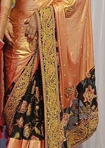 Floral Embellished Saree