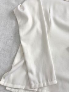 Off White Long Sleeve Top