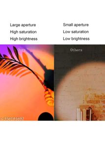 Sunset lamp set for photography, decoration