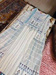 Printed Full Sleeves Kurta And Pant Set