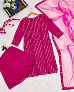 designer georgette sequence work suit set