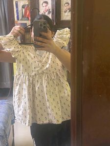 White Dress Type Top