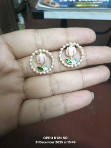 Tulip Pearl Earrings