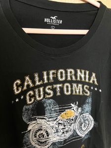Casual Black &#34;California Customs&#34; Graphic