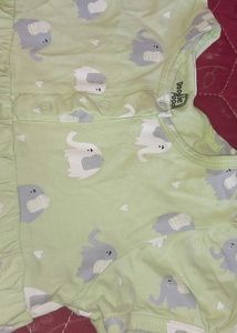 Firstcry Doodle Poodle Brand Baby Girl Frock/ Dress