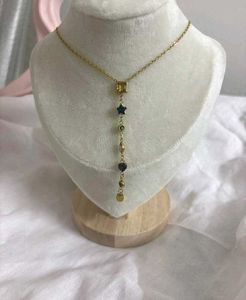 Elara Gem Cascade necklace Anti tarnish