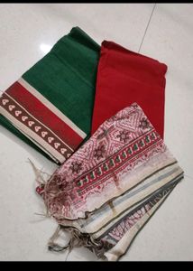 5 dress material combo unused with free gifts