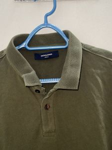 Boys Olive polo tshirt