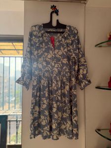 Floral Print Mini Dress