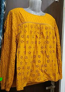 Yellow Floral Top