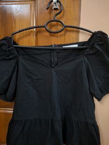 Peplum Black Tops