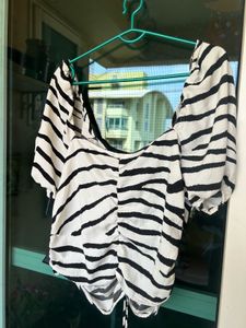 Zebra Print Top