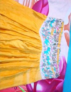 Ethnic Yellow soft silk salwar