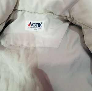 Sleeveless Branded New White Jacket
