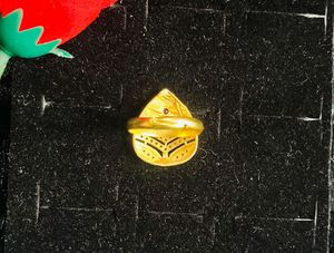 Gold Plated Adjustable Ring