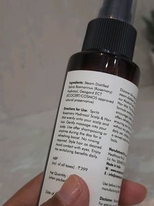 Rosemary Hydrosol Scalp &amp;Hair Mist