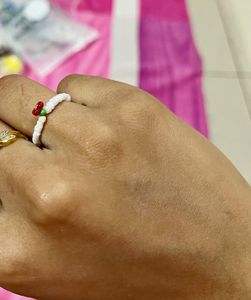 Handmade Beaded Rings Collection Of 5 💫💗