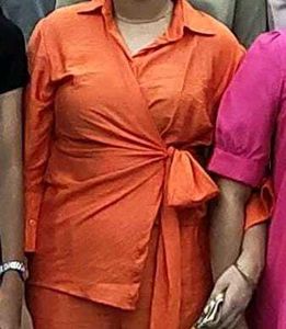 Orange Two-Piece Set