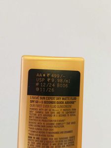 Combo, Dr. Sheth&#39;s 50g &amp; Lakme Dry Matte Fluid 50m
