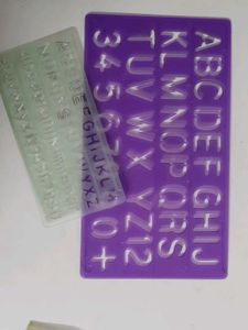 Letter Tracing Stencils For Elegant Alphabets