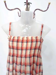 Plaid Tiered Sundress