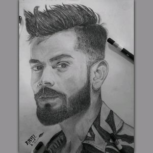 Selling A Sketch Of Virat Kohli