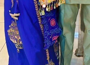 Beautiful Frill Dupatta Bandhej