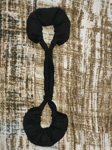 Black Adjustable Yoga Strap