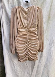 I. Ruched Bodycon Mini Dress
