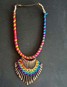 Peacock Design Necklace