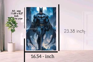 bat man Leveling Anime Wall Poster