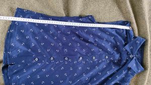 Anchor Print Sleeveless Top