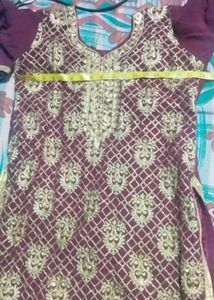 Purple Sharara Suit
