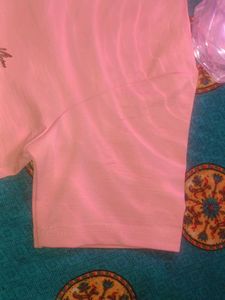 Peach Button-Down Top