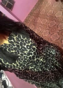Stylish Animal Print Dress