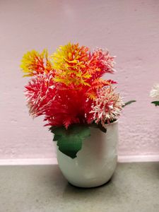 Artificial Flower Decor - Set of 2