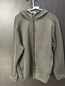 Gray Zip-Up Hoodie