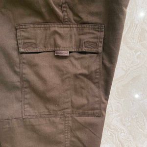 Brown Cargo Straight Fit