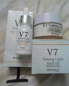 V7 Instant  Whitening Cream