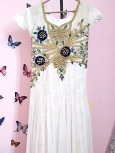 Heavy Stone Work Gown